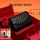 MILDREN KROE輕奢包包女款2026年MK女包單肩斜挎包女神節禮物送女友老婆 黑色 輕奢限定禮盒