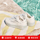 安踏海草3.0丨板鞋女鞋網(wǎng)面透氣休閑板鞋女春季新款馬卡龍潮流運動(dòng)鞋 象牙白/淺青灰-2 37.5 (235mm)