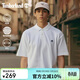 添柏嵐（Timberland）T恤男戶(hù)外運動(dòng)休閑時(shí)尚舒適透氣POLO衫上衣A24H2 白色 L