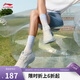 李寧凌波丨休閑慢跑鞋女鞋春夏季時(shí)尚透氣厚底增高運動(dòng)鞋ARSV018