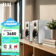 意力（ELAC）Debut3.0系列 DB63書(shū)架音箱發(fā)燒級無(wú)源音箱高保真桌面hifi級音響功放套裝6.5寸 白色一對