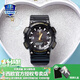 卡西歐（CASIO）情侶男女手表多功能運動(dòng)送禮物太陽(yáng)能學(xué)生防水電子表AQS810禮盒裝 AQ-S810W-1BV黑盤(pán)間金禮盒裝