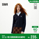 森馬（Semir）商場(chǎng)同款|森柔針織開(kāi)衫女冬季襯衫領(lǐng)假兩件2025毛衫101725107022