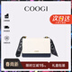COOGI包包女款輕奢品牌女士單肩包女斜挎包女情人節生日禮物送女友老婆 米白