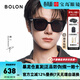暴龍（BOLON）太陽(yáng)鏡 林一明星同款潮流墨鏡通勤潮搭遮陽(yáng)鏡 暴龍眼鏡 BL3203 C10-框亮黑色/片深灰-偏光款