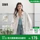 森馬（Semir）牛仔外套女中長(cháng)款落肩寬松夾克2025春秋棉質(zhì)通勤109125108014