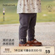 babylove女寶寶褲子春秋季休閑褲女童彈力打底褲簡(jiǎn)約百搭外出長(cháng)褲