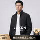 萊克斯頓夾克外套男秋冬新品保暖防風(fēng)【斜紋織法】易打理純色休閑翻領(lǐng)外套 深黑 L