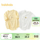 巴拉巴拉新生兒衣服寶寶包屁衣夏裝薄款三角衣兩件裝清新