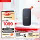 閃迪（SanDisk） Type-C接口小巧便攜高速SSD移動(dòng)固態(tài)硬盤(pán)E30存儲USB3.2Gen2 E30-黑色標準版 1TB(讀數高達800MB/S)送數據線(xiàn)收納包