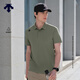 迪桑特（DESCENTE）TRAINING系列男士吸濕速干TOUGH短袖POLO衫新品 KK-卡其色 XL (180/100A)