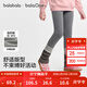 巴拉巴拉balaOne兒童加絨打底褲女童保暖2025冬裝新款長(cháng)褲子洋氣 深花灰00102 140