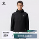 卡爾美（KELME）外套男連帽綜訓訓練梭織運動(dòng)戶(hù)外跑步防風(fēng)上衣 星耀黑 XL