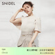 SNIDEL春夏款甜美淑女純色圓領(lǐng)直角斗篷袖針織衫SWNT232116 象牙白 均碼 （F）