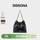 DISSONA迪桑娜女包靜謐單肩包高級感流浪腋下包小香風(fēng)菱格【禮物】 黑色
