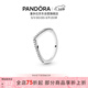 潘多拉（PANDORA）心愿閃爍戒指925銀V型許愿骨疊戴高級簡(jiǎn)約生日禮物送女友