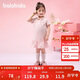 巴拉巴拉童裝兒童連衣裙女童寶寶裙子夏裝2025學(xué)院polo裙繡花208225111020