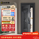 縱航者通風(fēng)防盜門(mén)逾甲級安全門(mén)中門(mén)透氣通風(fēng)窗入戶(hù)門(mén)家用指紋鎖子母門(mén) 2050*960mm 【超人Q11】3D人臉對講智能鎖
