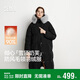 森馬（Semir）陳都靈90絨子羽絨服女長(cháng)款可拆卸大毛領(lǐng)甜美外套25冬109725113006