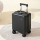 LZJV 迷你超輕14寸行李箱春秋航空登機箱學(xué)生便攜拉桿旅行箱密碼箱 星光黑【360度輕音萬(wàn)向輪】 14英寸 2節【標準隔層】順豐包郵