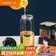 卡貝（cobbe）調料盒廚房調味罐子油壺玻璃鹽罐味精調味料香料不銹鋼收納盒套裝 油壺【450ml】