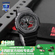 卡西歐【手表禮物】男表GSHOCK黑紅暗焰血屏小方塊潮流中性電子運動(dòng)腕表 GA-B2100BBR-1A黑紅 太陽(yáng)能藍牙