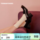 TOOMANYSHOES26春奧斯汀舞會(huì )新款女鞋通勤英倫風(fēng)樂(lè )福鞋皮面學(xué)院風(fēng)單鞋 黑色 37