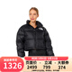 北面（The North Face）美版1996Nuptse男女款羽絨服潮牌經(jīng)典戶(hù)外700蓬-鴨/鵝絨隨機發(fā) NF0A5GGE女款高腰KX7-無(wú)畏黑 XS