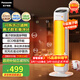 松下（Panasonic） 取暖器暖風(fēng)機家用電暖氣離子群凈化制熱電暖風(fēng)ECO恒溫節能電暖器搖頭立式遙控電暖DS-P2012CW 【離子群凈化除菌+升級雙風(fēng)機散熱】