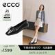 愛(ài)步（ECCO）芭蕾舞鞋女 26年春季新款時(shí)尚輕奢羊皮平底淺口單鞋 舞悅234363 黑色23436301001 37