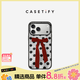CASETIFY 氛圍感系列 波點(diǎn)蝴蝶結 適用于iPhone 17/16/15 Air/Pro/Max 蘋(píng)果手機殼 透明黑框Magsafe iPhone 17 Pro Max