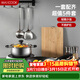 美廚（MAXCOOK）鍋具套裝 精鐵炒鍋湯鍋砧板鍋鏟炒鏟湯勺 廚具組合5件套 MCTZ4452