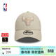 NBANewEra官方 NBA 芝加哥公牛球隊描邊系列彎沿帽 芝加哥公牛隊