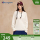 Champion冠軍長(cháng)袖T恤女新款插肩袖純色休閑打底衫基礎款 古董白 S
