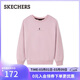 斯凱奇（Skechers）38節禮物女士加絨套頭衛衣新品寬松簡(jiǎn)約長(cháng)袖T恤衫L425W011