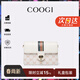 COOGI包包女款輕奢品牌女士單肩包女斜挎包女情人節生日禮物送女友老婆 米白