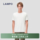 藍豹（LAMPO）【抑菌速干系列】夏季新品短袖男士t恤圓領(lǐng)百搭白短袖打底衫 白色 L (48)