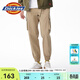 Dickies休閑褲 男女同款新復古回潮印花多口袋束口工裝褲百搭8 沙色 30