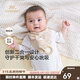 英氏（YEEHOO）嬰幼兒口水巾三角巾牙膠二合一寶寶安撫玩具可拆卸牙膠口水巾A類(lèi) 牙膠三角口水巾-鹿頭棕白 30.5x26cm