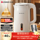 志高（CHIGO）【熱銷(xiāo)百萬(wàn)+】燒水壺電熱水壺電水壺雙層防燙1.8L大容量家用燒水壺304不銹鋼內膽大功率快速燒水