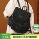 Champion冠軍【山姆同款】雙肩包時(shí)尚復古子母包兩用小挎包女書(shū)包 黑色