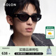 BOLON暴龍眼鏡【林一同款】墨鏡女貓眼窄框太陽(yáng)鏡男偏光鏡防曬BL3208 BL3208C10 亮黑色-偏光