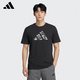 阿迪達(dá)斯（adidas）運(yùn)動(dòng)型格系列 男 M PANDA C CAM T 短袖T恤 KB4849 黑色 L