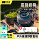 探險者戶(hù)外鍋具套裝卡式爐鍋具三件套戶(hù)外燒水壺露營(yíng)鍋具全套裝備野餐 鍋具三件套【水壺+煎鍋+煮鍋】