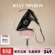 JellyToyboy女包包包JTB幻月HOBO.季通勤包包女時(shí)尚百搭大容量單肩斜挎包 黑色