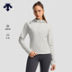 迪桑特（DESCENTE）WOMEN’S TRAINING女士針織運動(dòng)上衣涼感防曬外套 LG-淺灰色 S (160/80A)