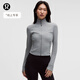lululemon丨Define 女士短款夾克 *羅紋 Nulu? 芯吸 LW3HOBS 羽毛灰 線(xiàn)上專(zhuān)享 S /6