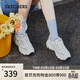 斯凱奇（Skechers）小白熊女鞋春季厚底百搭老爹鞋熊貓鞋休閑運動(dòng)鞋99999863