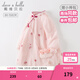 戴維貝拉（DAVE＆BELLA）童裝中國風(fēng)漢服裙子女童連衣裙中大童公主裙兒童新年衣服寶寶服裝 粉色【現貨】 130 cm（建議身高120-130cm）