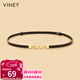 viney牛皮腰帶女時(shí)尚裝飾搭配裙帶外穿束腰封百搭學(xué)生休閑皮帶生日禮物
